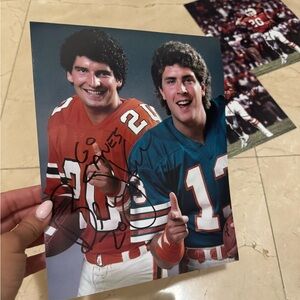 MIAMI HURRICANES MIAMI DOLPHINS Three Bernie Kosar Autographed Player Photos